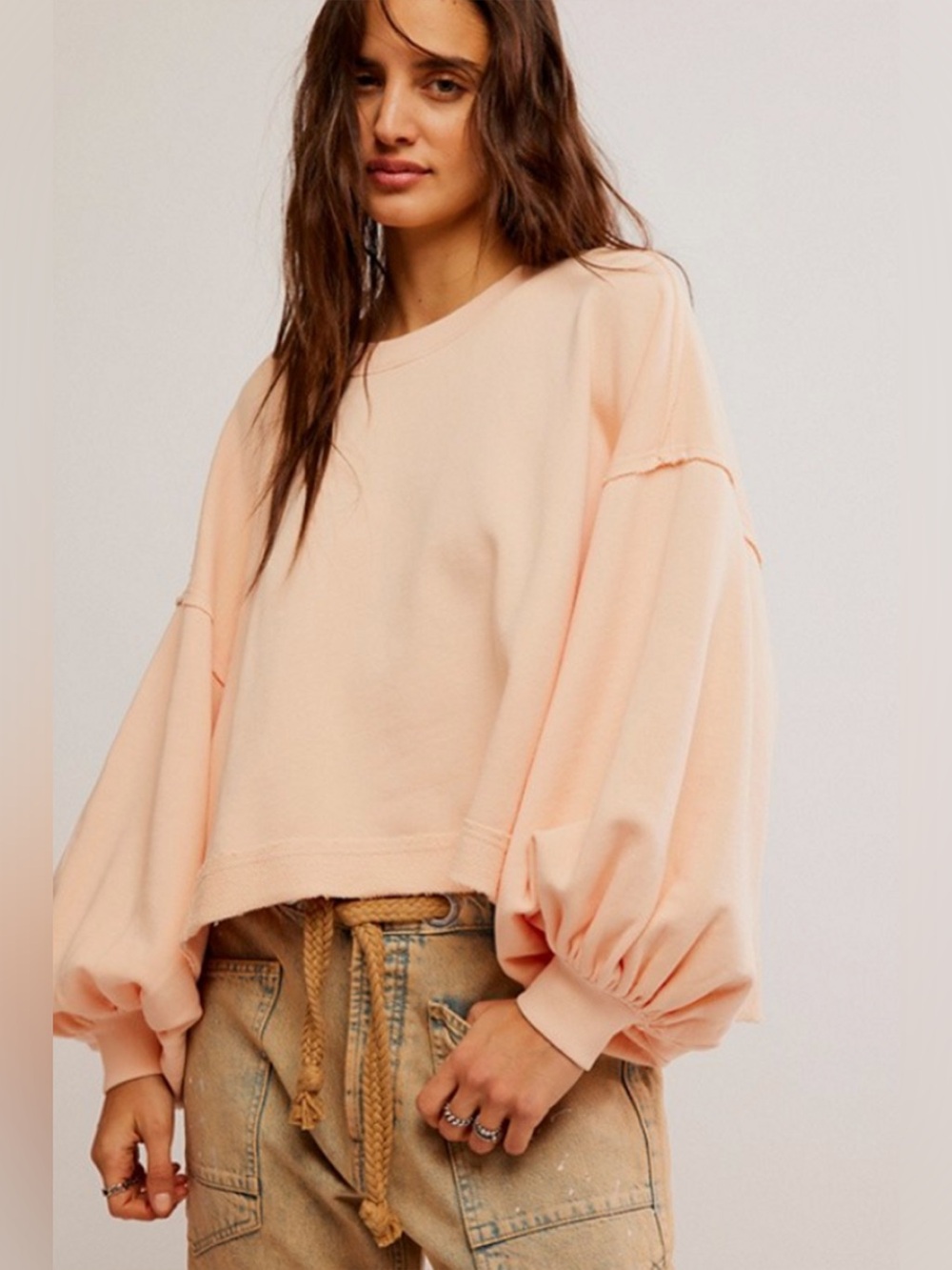 Free People Trish Sweat Shirt NWOT